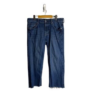 H&M x &Denim Women's Medium Indigo Straight Regular Fit Denim Jeans